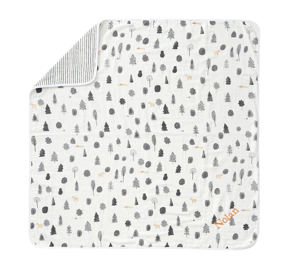 Organic Muslin Nolan Baby Blanket